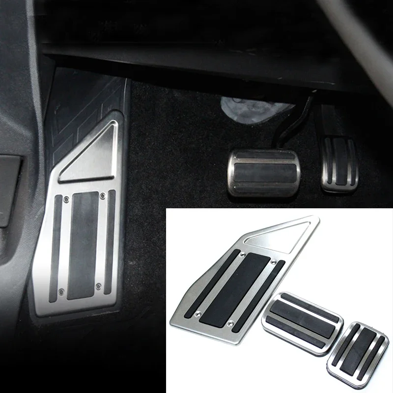 AT/MT Edelstahl Kraftstoff Bremse Fußstütze Pedal Abdeckung für DS DS7 CROSSBACK 2018 2019 2020 Auto Fußstütze Zubehör