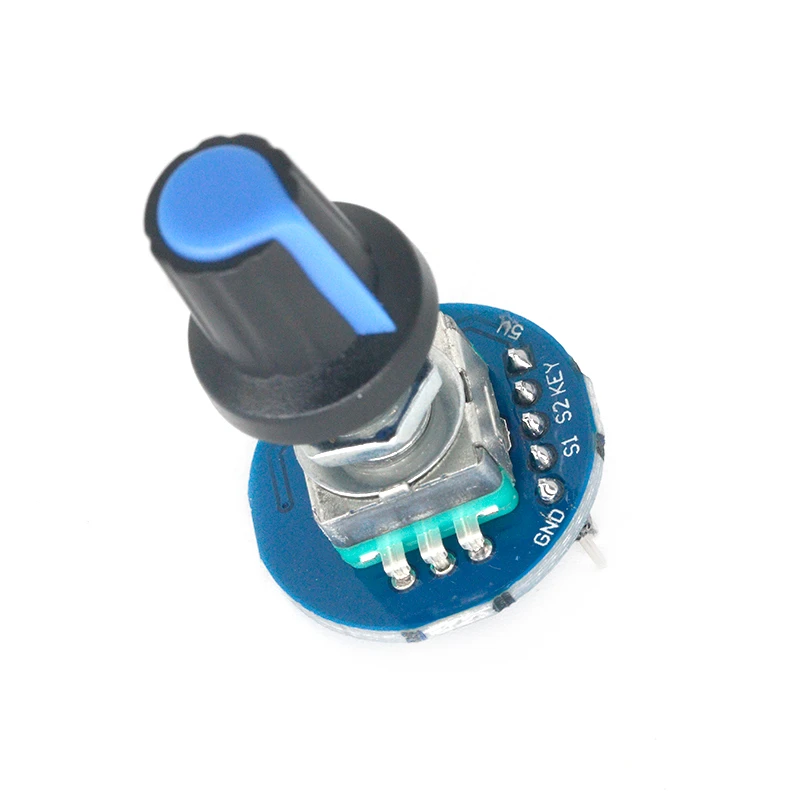 Rotary Encoder Module 5V Brick Sensor Ontwikkeling Ronde Audio Roterende Potentiometer Knop Cap Voor Arduino