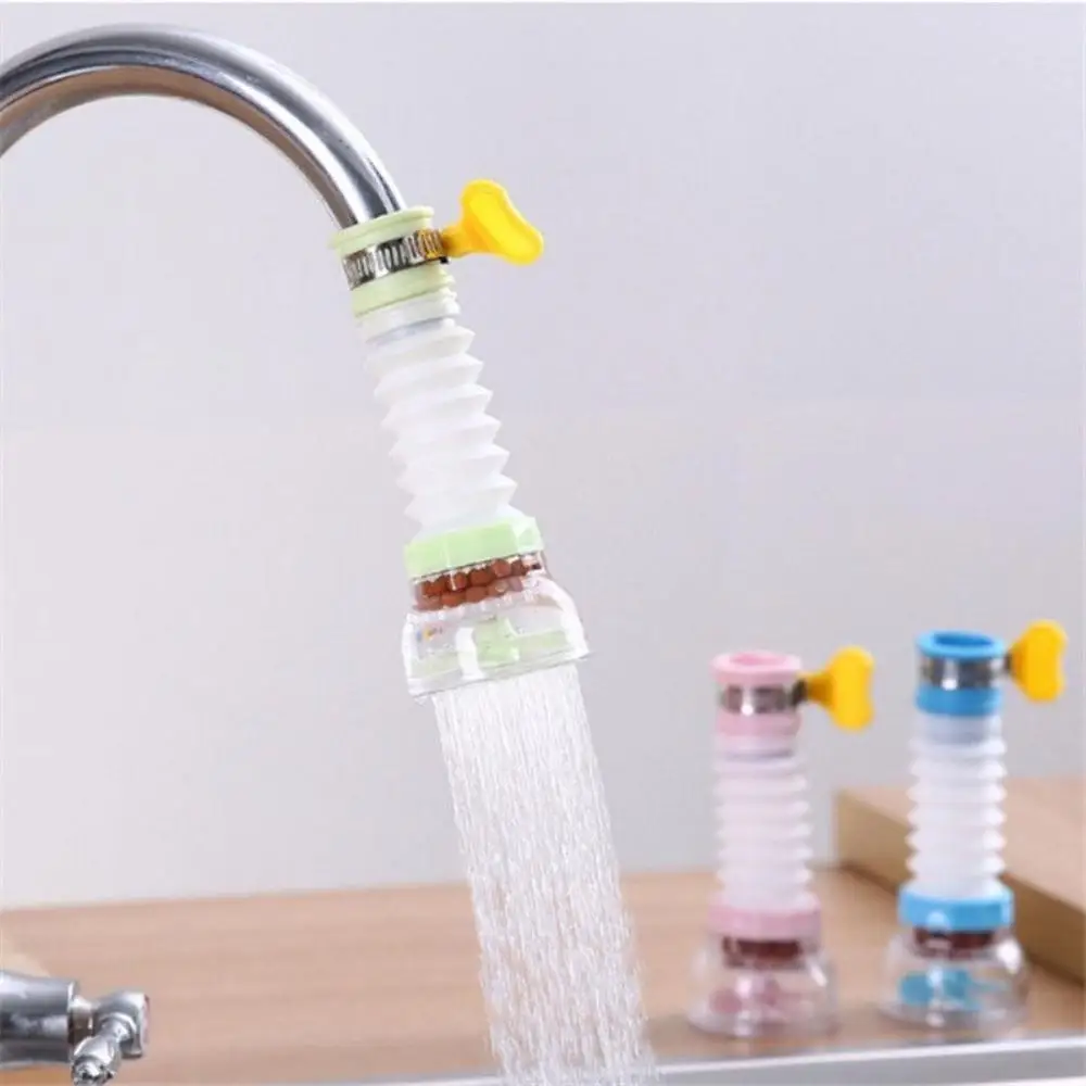 1~10PCS Healthy Anti-splash Convenient Adjustable Expander Faucet Filter Filter Watersaver Save Kitchen Telescopic Sprinkler