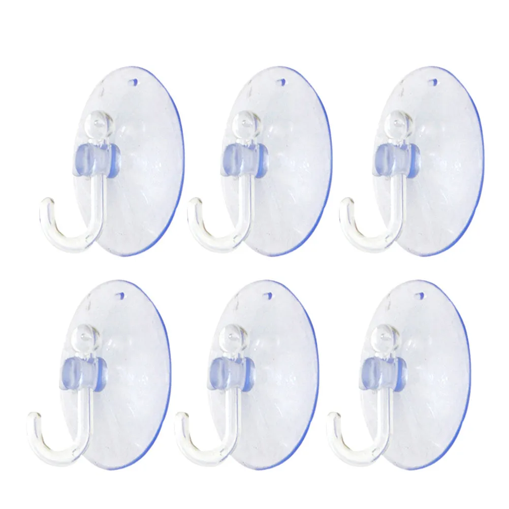 24Pcs Suction Cup Hooks Powerful Transparent Silicone Wall Hangers for Kitchen Bathroom Home Sturdy Removable Traceless