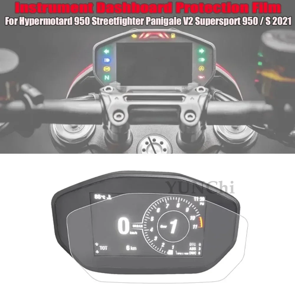 

Instrument Protection Film Dashboard Screen Protector For Ducati Hypermotard 950 Supersport S Streetfighter Panigale V2 2021