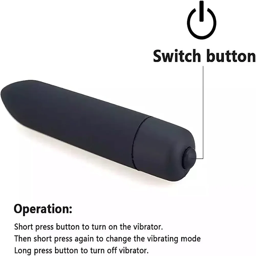 Portable Mini Bullet Vibrator Dildo 10 Speed Tease Clit Stimulator G Spot Vagina Massager Masturbator Private Sex Toys For Women