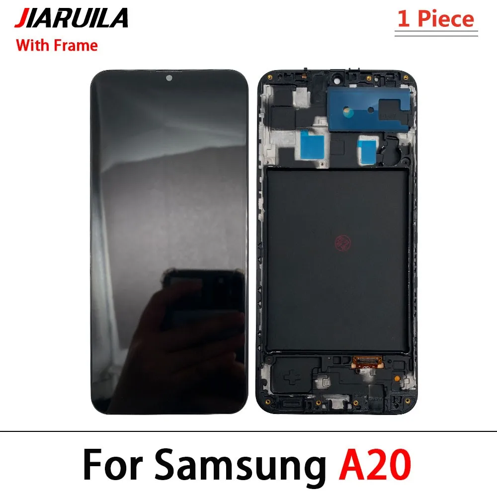 LCD Display Touch Screen Digitizer With Frame Repair For Samsung A53 5G A22 A51 A12 A02S A01 A10S A20 A20S A70 A50S A32 4G A21S