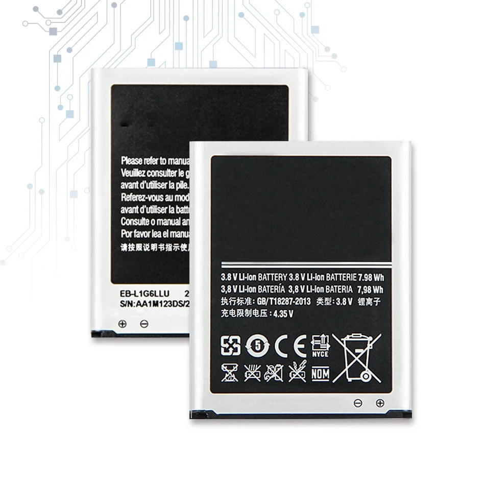 EB-L1G6LLU 2100Mah Battery For Samsung Galaxy S3 S III 3 I9300 I9300i I9082 I9060 R530 Grand EB L1G6LLU Bateria