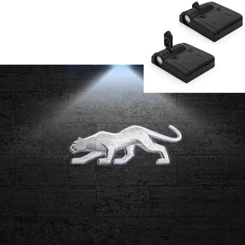 

LED Decoration Welcome Lights Logo Projector Car Auto Door Light For Ford Fiesta Fouccs Ghost Shadow Lamp Car Goods Decoration