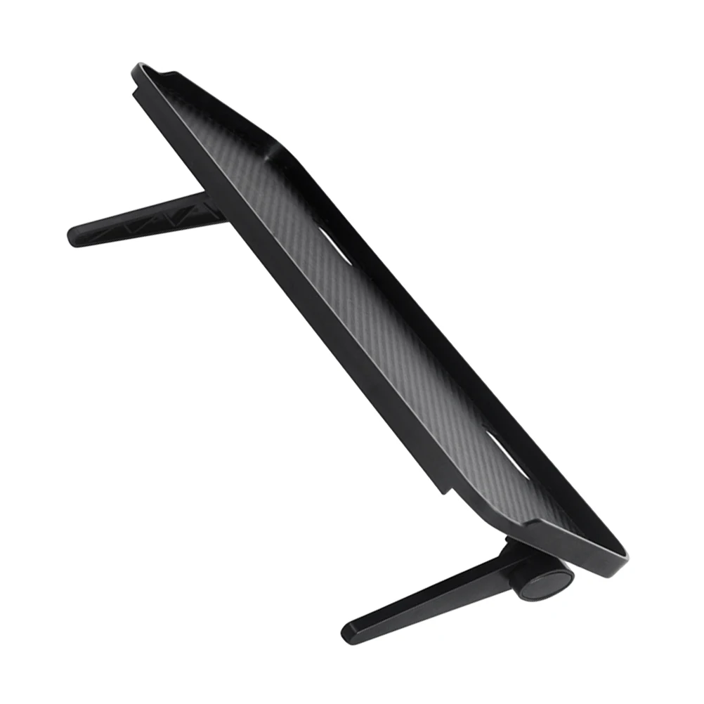 

Black Computer Display Shelf ABS Non Slip Foldable Monitor Riser Storage Flat Screen Projector Mount Bracket