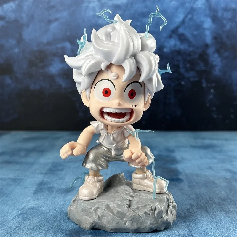 15Cm Anime Een Stuk Figuur Verrast Nika Aap D Luffy Actie Figuur Pvc Standbeeld Ornamenten Collectie Model Pop Speelgoed Kid Cadeau