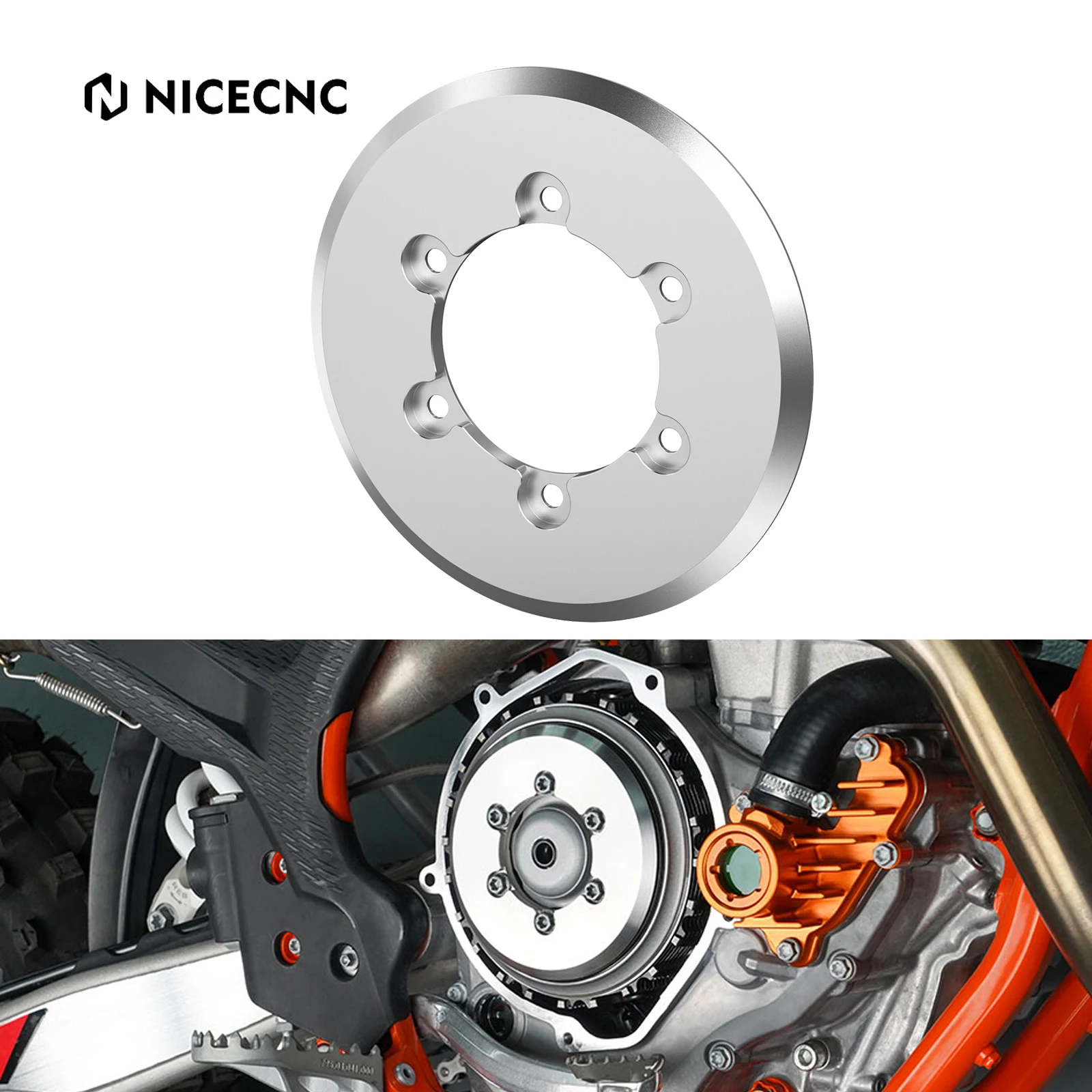 NICECNC For KTM EXC 300 TPI EXC 250 For Husqvarna TE 300 TE 250 TX 300 2014-2024 For GasGas EC 300 2021-2023 9 oz Clutch Weight