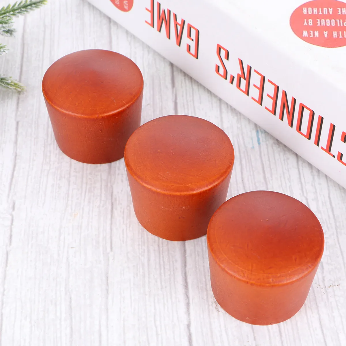 3Pcs Wooden Pot Lid Knobs Replacement Handles for Cookware High Temp Resistant Insulating Anti-Rust Sturdy Kitchen Lid Grips
