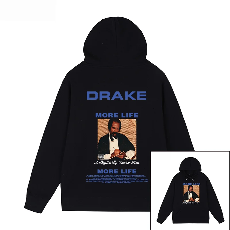 Drake More Life Hip Hop Rap Vintage Hoodies Sweatshirtsmen women unisex Cotton