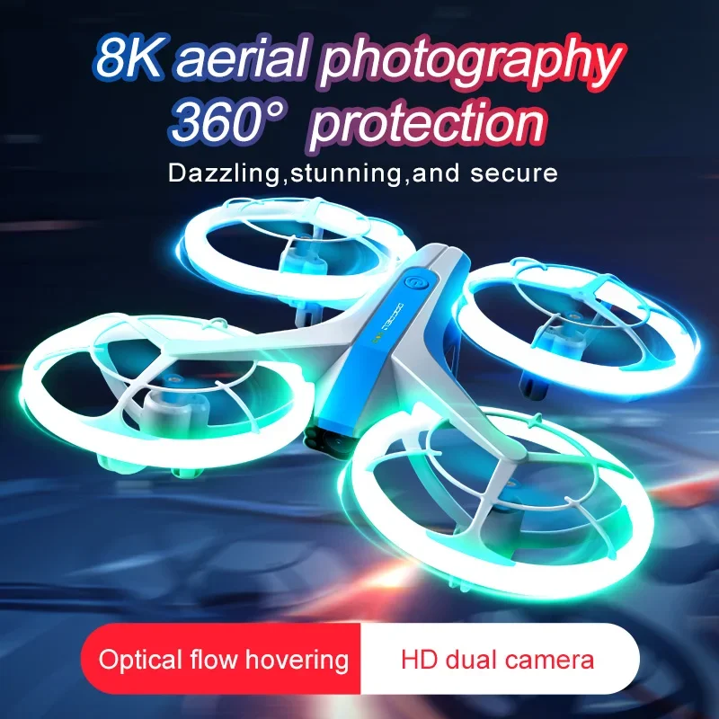 4DRC NEW V33 8K Mini Drone 4K profession HD Wide Angle Camera 360° protection WiFi FPV Drones Height Keep RC Quadcopter Gift Toy