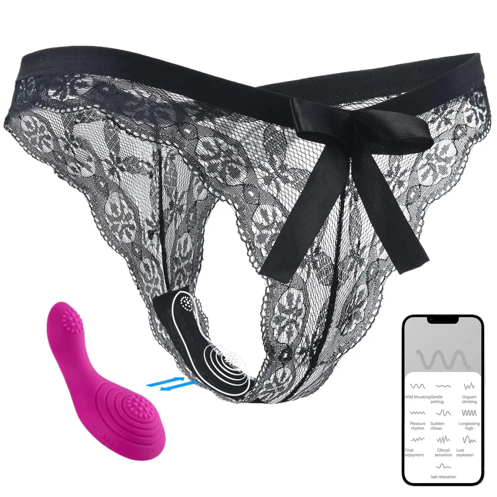 APP التحكم عن بعد البيض الهزاز، 10 سرعة G-بقعة تدليك المهبل البظر مع اللباس الداخلي يمكن ارتداؤها، محفز مثير الكبار للنساء #1