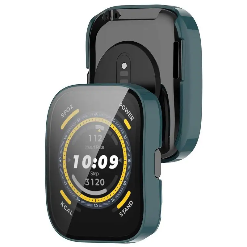 Full Screen Protector Voor Huami Bip 5 Screen Protector Hard Cover Bump Edge Frame Pc Case Anti-Kras Bescherming