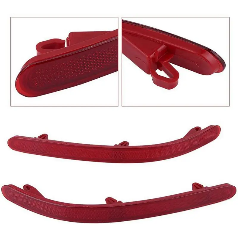 Compatible 7L6945105A 7L6945106A Rear Bumper Reflector Warning Lights Car for Volkswagen Touareg 2002-2010