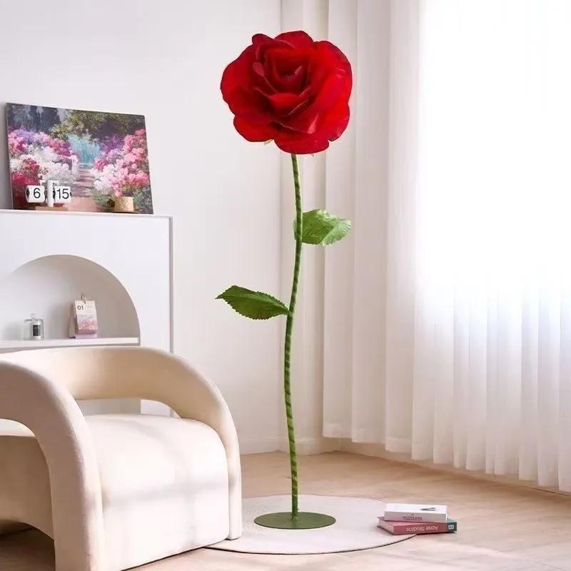 Simulation rose window decoration scene arrangement decorative flower atmosphere landscaping set combination