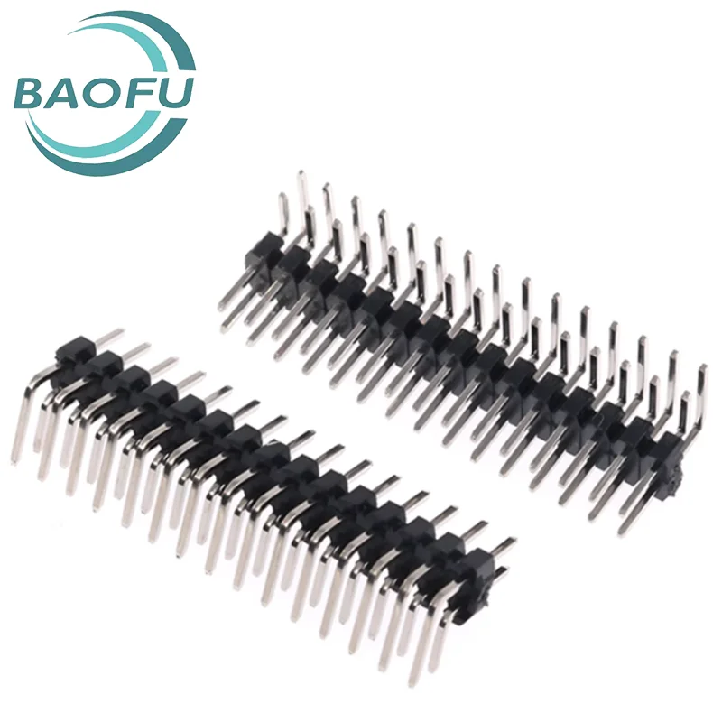 20pcs 2.0mm double row bent needle 90 degree bent needle 2x2p/3/4/5/6/10/20/40p