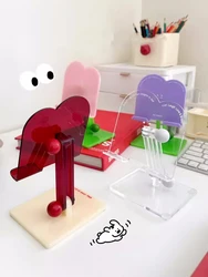 Soporte de teléfono móvil para IPad, soporte de tableta de Material acrílico, plegable y creativo, imprescindible para personas perezosas