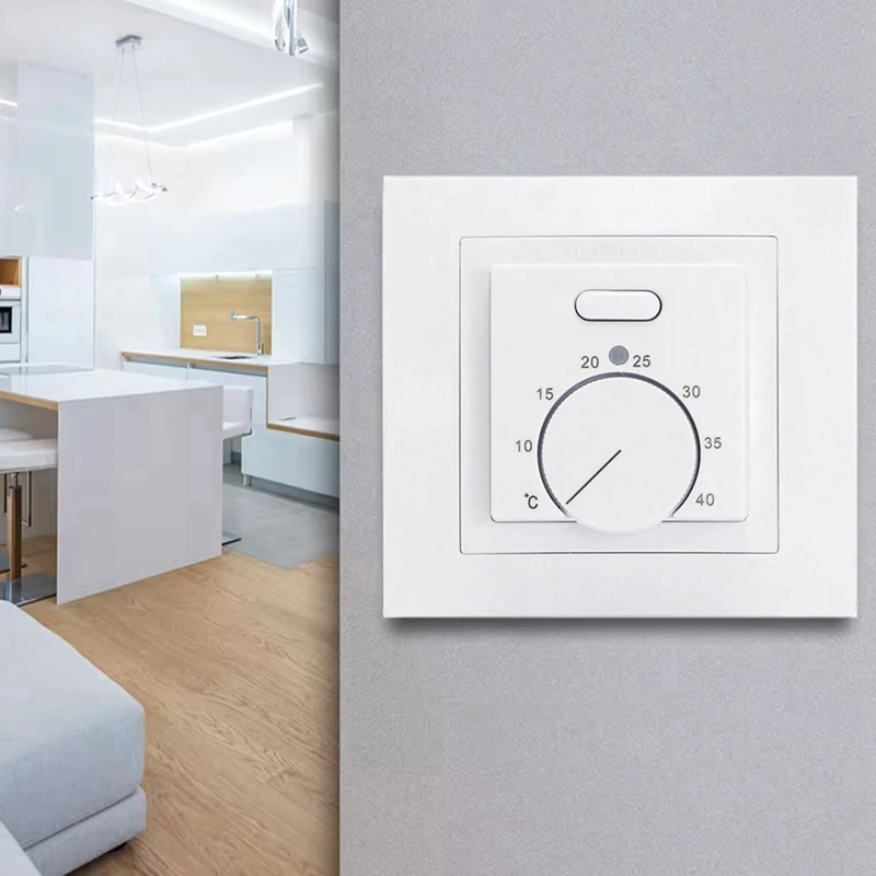 New-MK05 Комнатный термостат Комнатный термостат для подогрева пола 220 В 16 А Регулятор температуры для системы подогрева пола