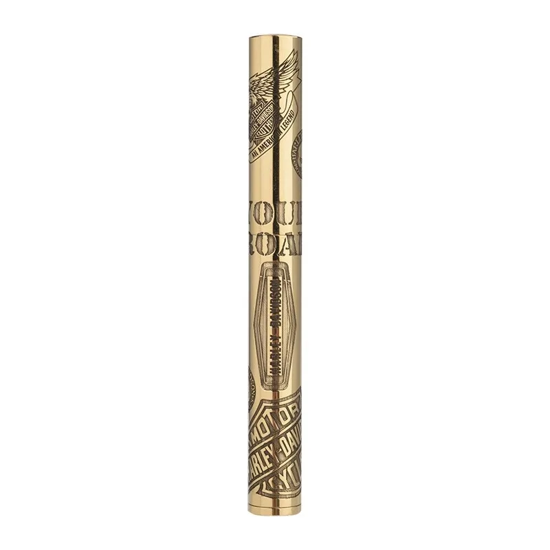 Creative Portable Brass Oil Lighter Stick Cylindrical Carving Surround Unusual Men's Gift Cigarette Lighter Smoking Accessories