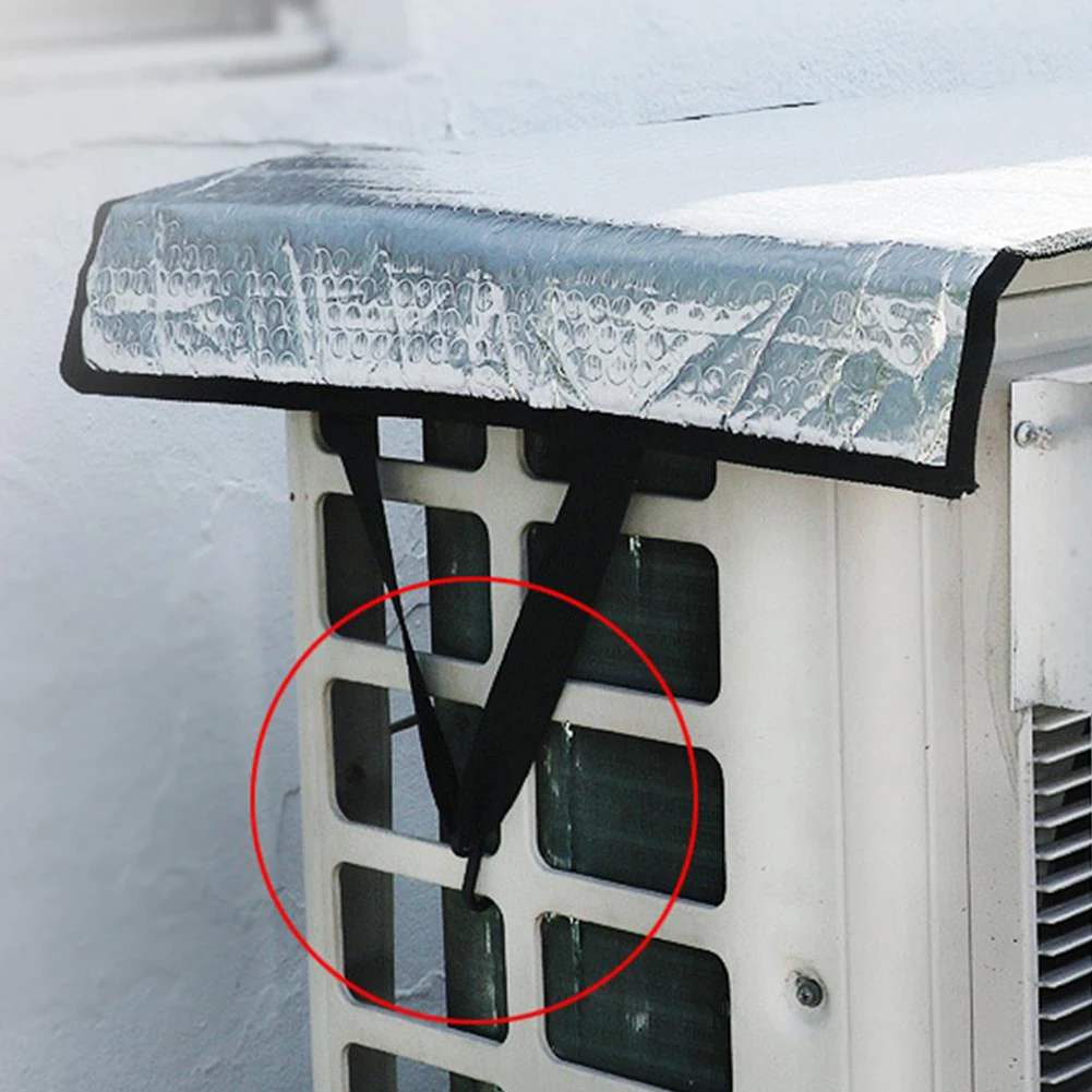 46x95CM Air Conditioning Cover Outdoor Sun Rainproof Anti-Dust Anti-Snow Cleaning Cover Home Air Conditioner Keep Cleaning Tool image 5