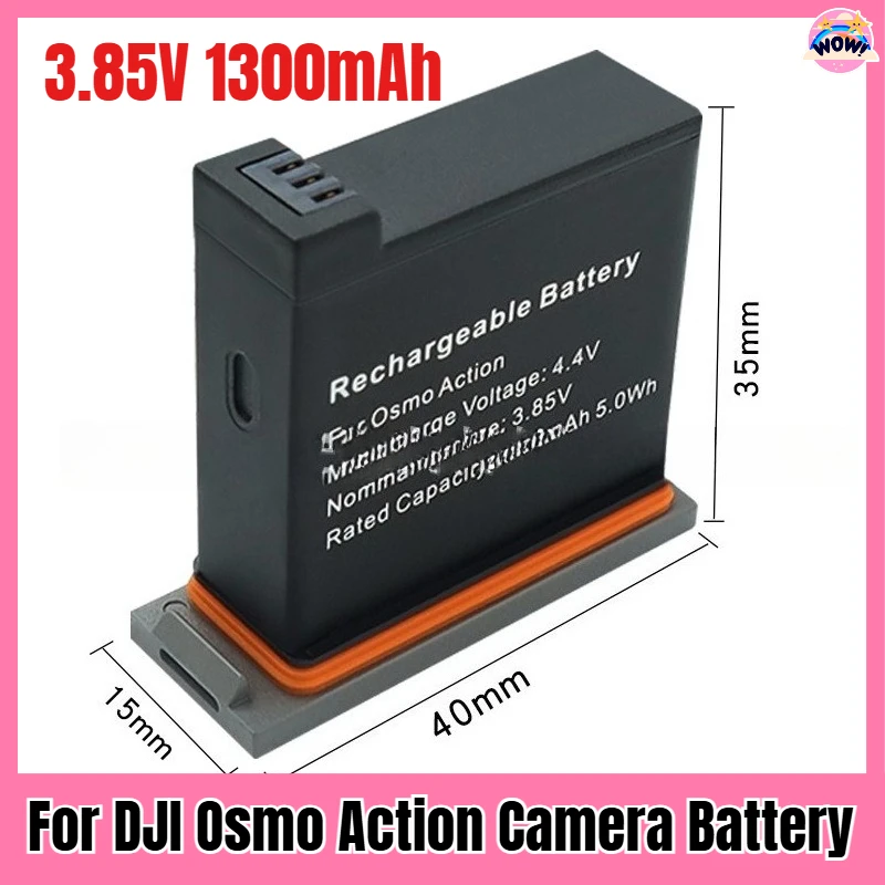 

3.85V 1300mAh for DJI Osmo Action Camera Battery