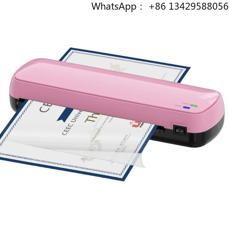 Portable LM2001 A4 Size Laminator, Fast Preheat Smooth No Bubble Speed Laminator Hot Laminator