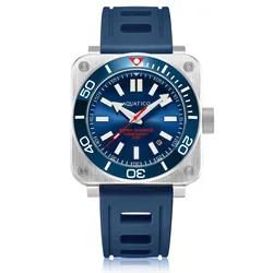 Aquatico Steel Man Blue Dial Ceramic Bezel Watch (NH35)