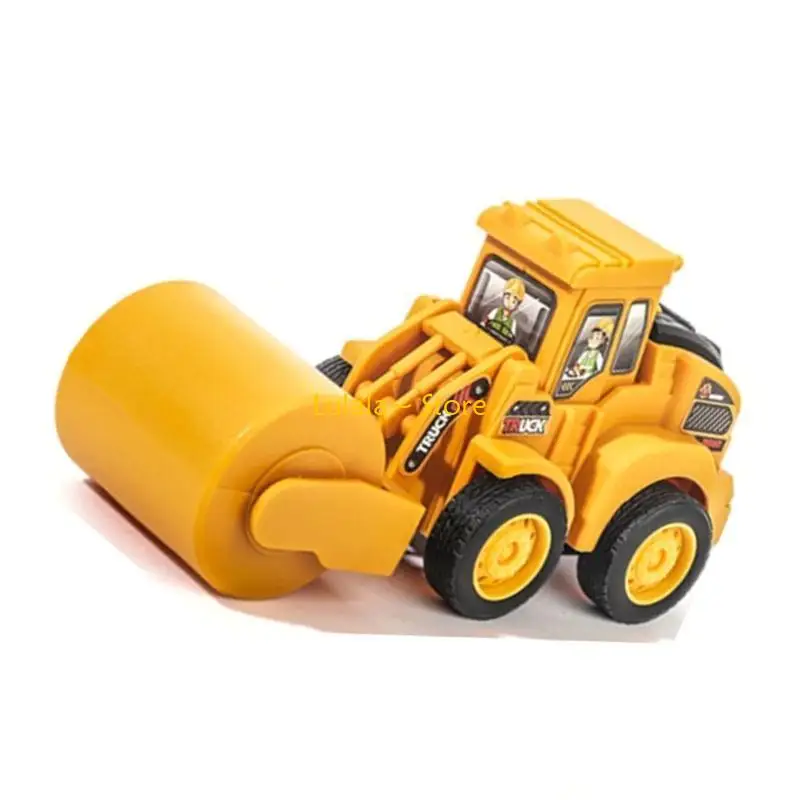 Y4QA Toddler Car Construction Truck Easy Push to Move Develop Motor Skills and Imaginative Play Personalize with DIY Stickers