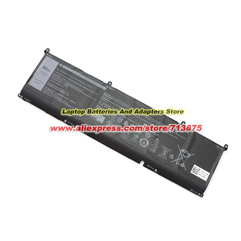 69KF2 Battery for 15 9500 9510 9520 9530 G15 5510 5515 G7 15 7500 5550 5560 M15 M17 R3 R4 R5 R6