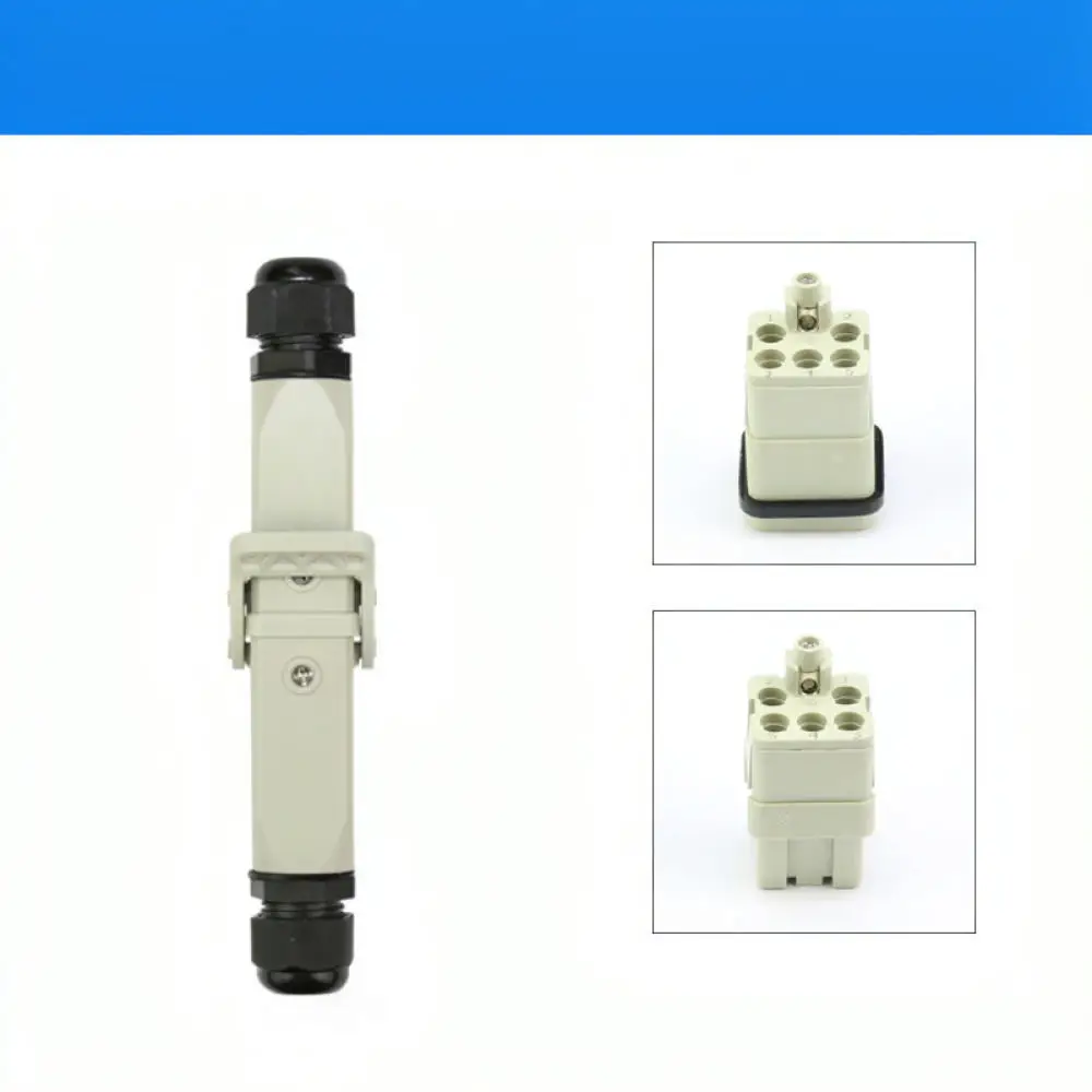 Heavy Duty Aviation Plug HA004 Electrical Connector Plastic Case M20 Side Outlet Horizontal Surface Mount For For WZAZDQ