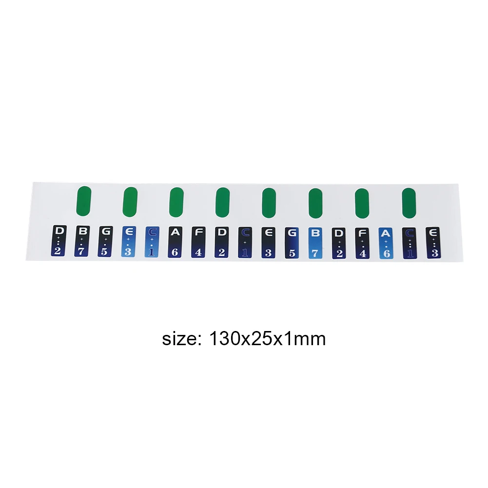 2x Kalimba Scale Sticker Thumb Piano Key Note Stickers Percussion Musical Parts Learner Musical Instrument Kit