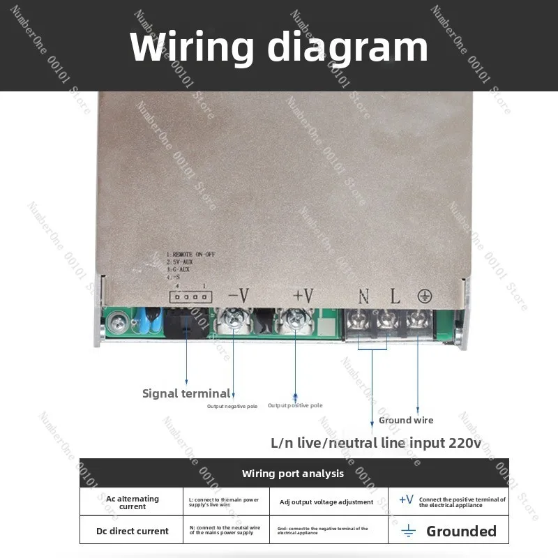 Single Output High Power 1000W~3000W Switching Power Supply Transformer with PFC Function DC Power Supply
