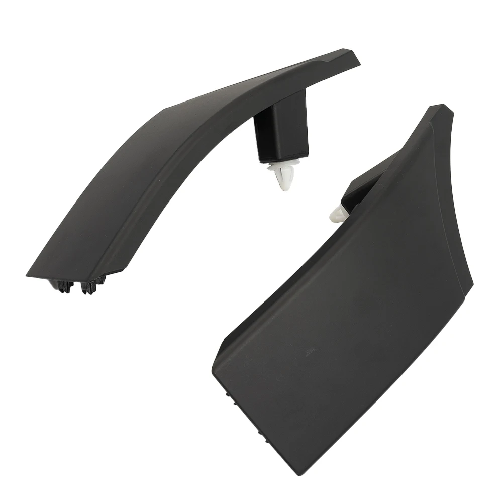 New High Quality Headlight Lower Filler Trim Decals Moulding Paint Kit Metal Replacement Black Front Bumper Grille
