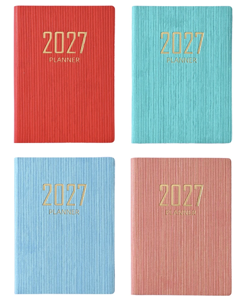 2027 A7 Mini Wochenplaner Notizbuch 128 Seiten Dünner Taschenkalender Terminplaner Tagebuch Tragbares Journal für Büro Zuhause Reisen Geschenke – Detail 6
