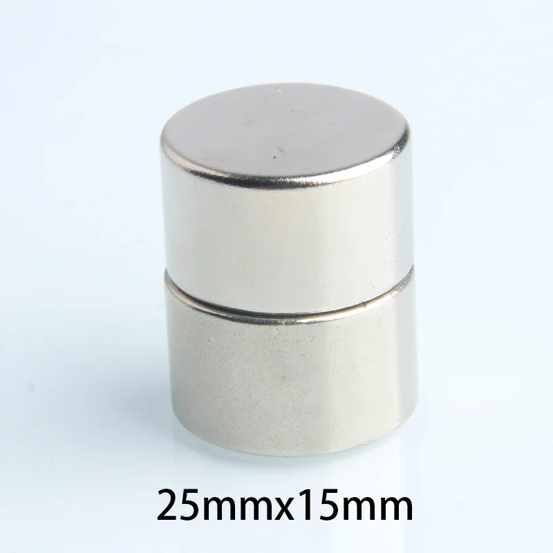 1/2/5/10PCS 25x15mm silná neodym magnetem 25mm x 15mm kolo trvalý magnetem 25*15mm výkonný magnety lamela