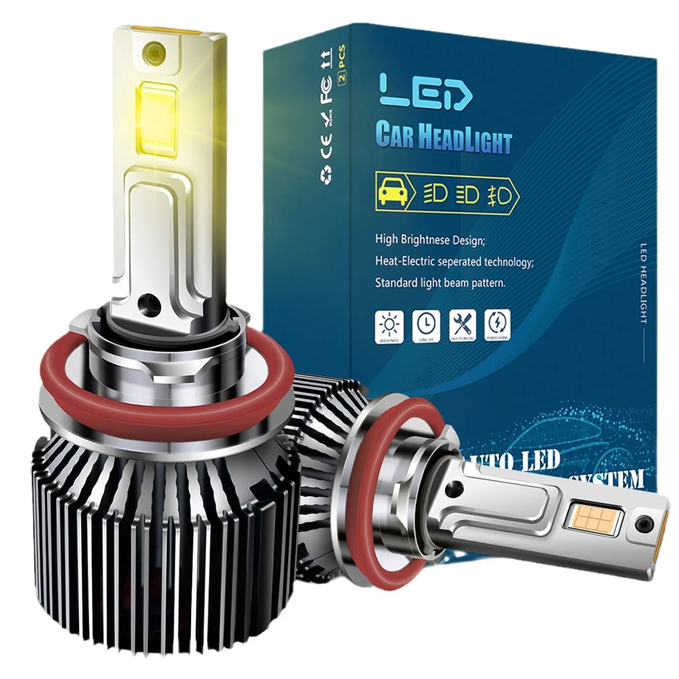 Upgrade Your Car Lighting with LED Car LED Headlight Fog Light Bulbs - H1 H3 H7 H8 H9 H11 9005 9006 9012