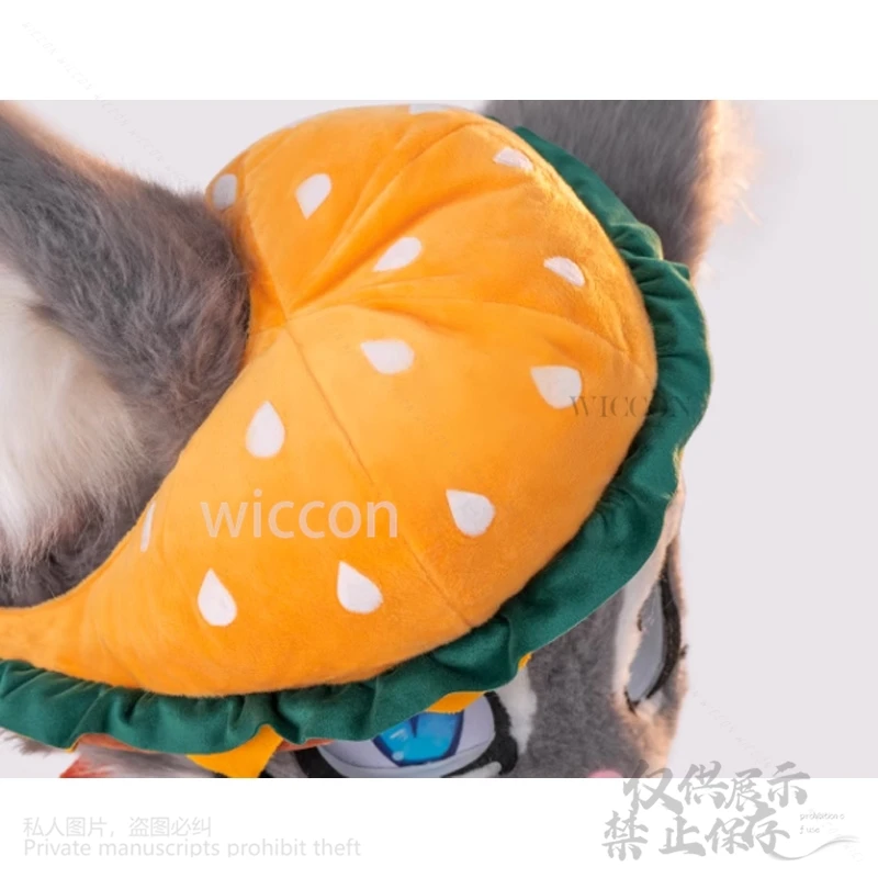 كوس الحيوان Kawaii برغر Cutecore تأثيري فروي Furrsuit أغطية الرأس زي مخصص لطيف قبعة وشاح الحلو موضة أنيمي موحدة