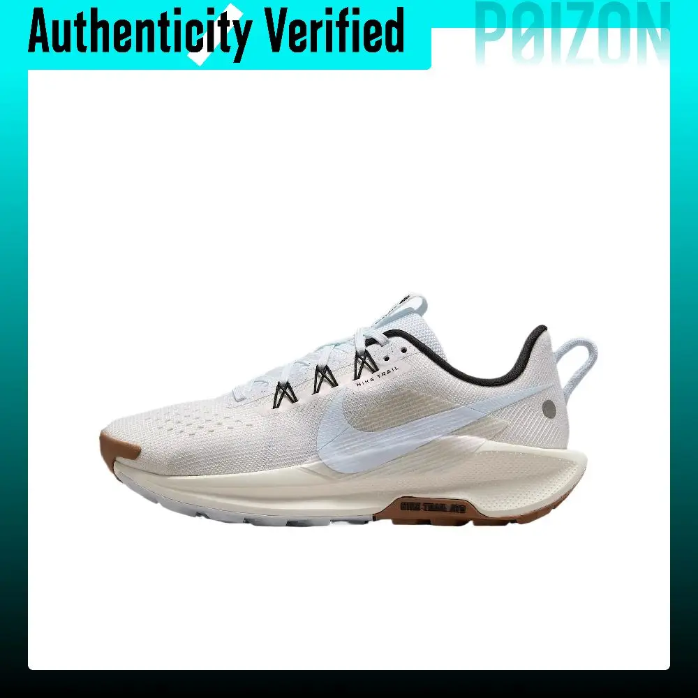 Nike Pegasus Trail 5 Fabric Low top ReactX Foam Trail Running Sprint Running Shoes Women's Metallic Silver DV3865-103