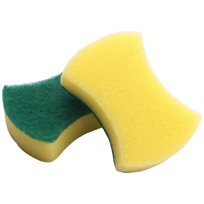 240 PCS Cleaning Scrub Sponge For Kitchen Tableware Bathroom Car Wash Scrub Sponge Pad