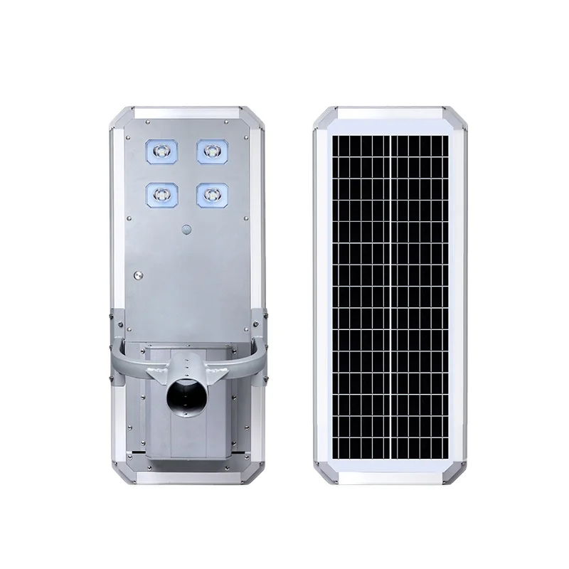 All in One Solar Street Light D2 30W Built in High Capacity Lithium Iron Battery High Conversion Efficient Solar Cells up to 22%