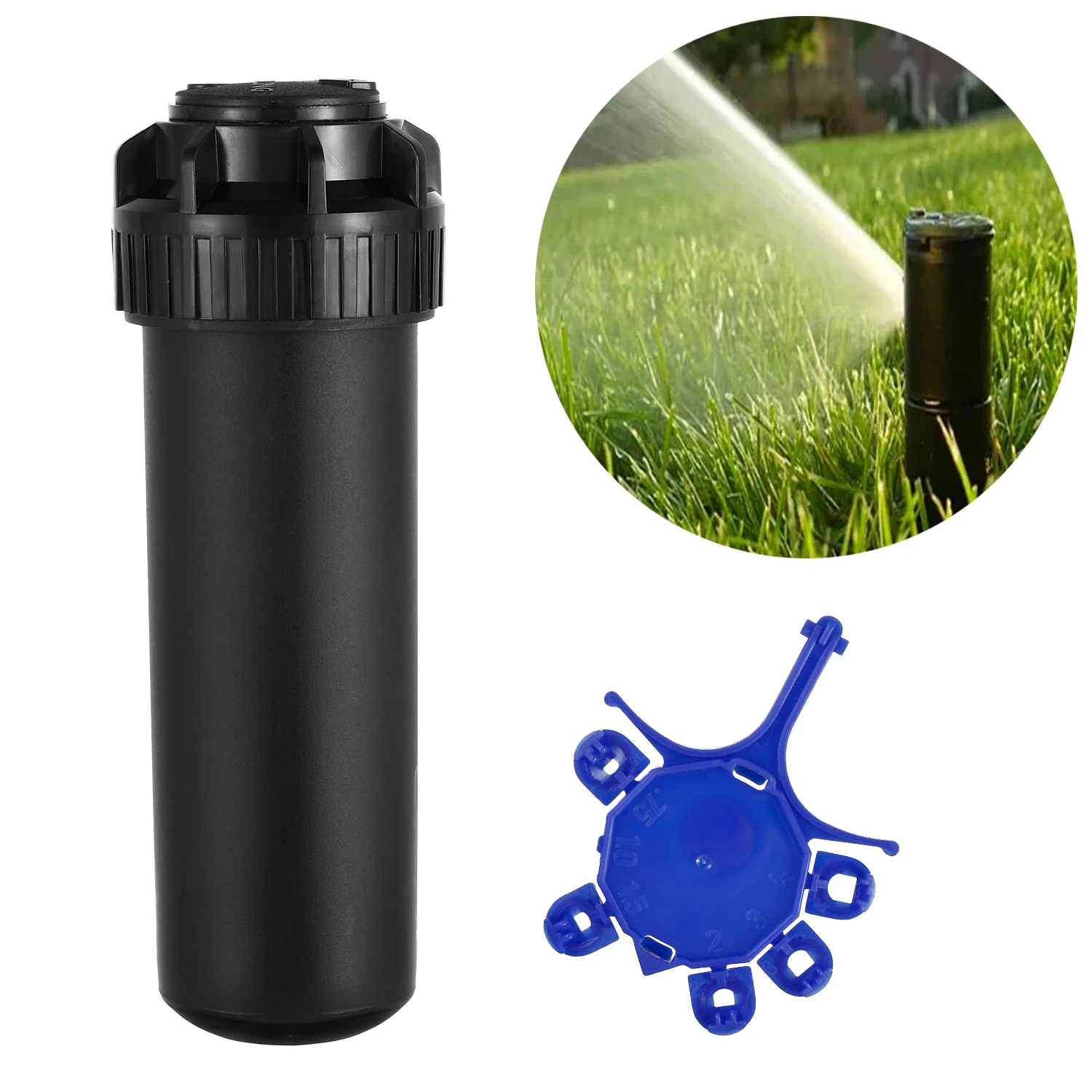 

40°~360° Lifting Type Buried Sprinkler Lawn Flower Bed Orchard Farm Field Turf Watering Nozzle Golf Course Irrigation Sprinkler