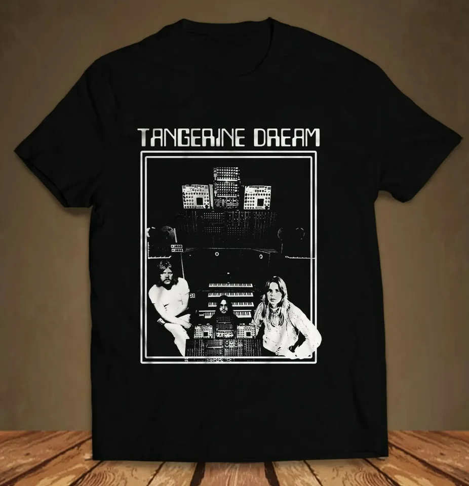 Rock Vintage Tangerine Dream Krautrock Men's T-Shirts Black Men's