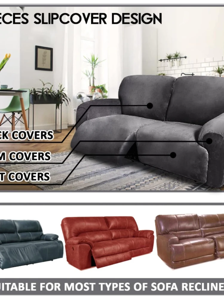 Reclining sofa cover