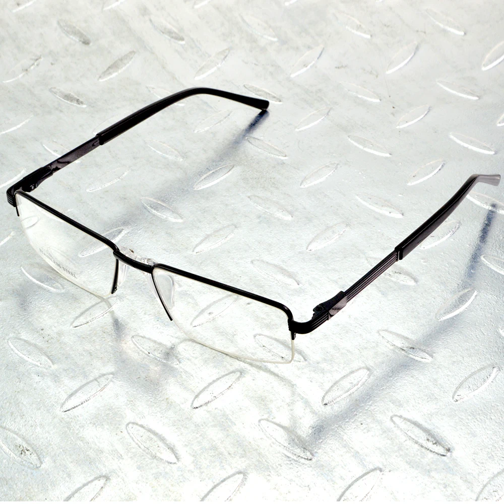 

Titanium Alloy Half-rim Allergy Free Comfort Nose Pads Optical Glasses Frame Eyeglasses Eyeframe Eyewear