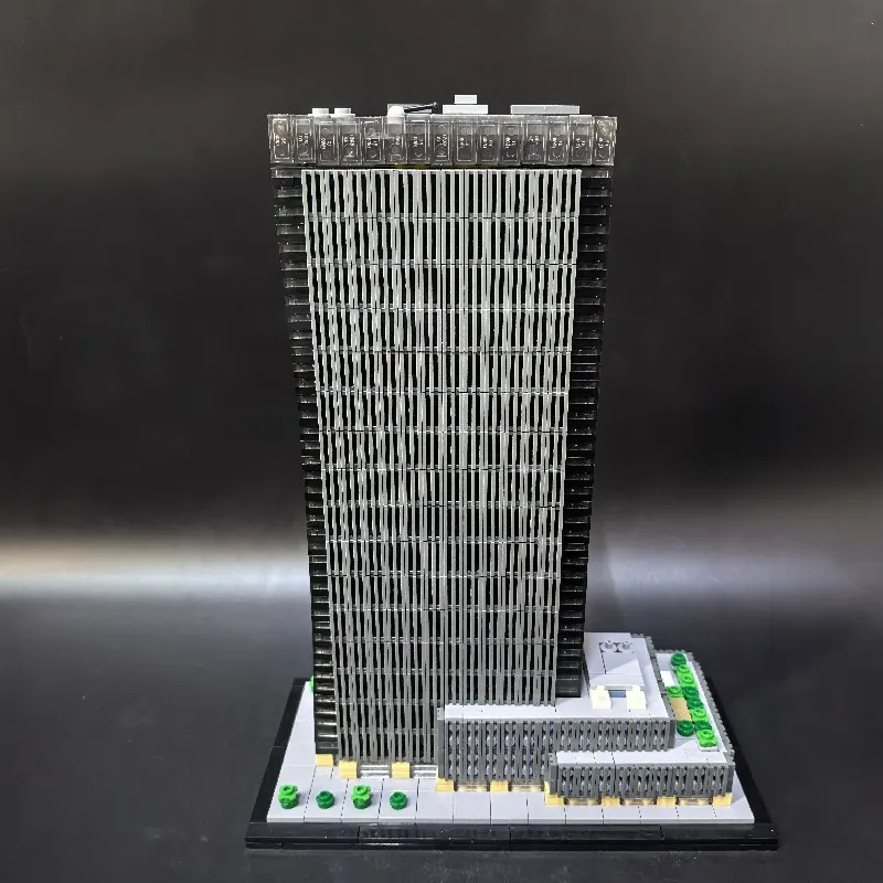 Moc 펜실베니아 광장 도시 건물, 크리 에이 티브 조립 빌딩 블록 장난감 모델, 어린이 생일 선물 1323pcs