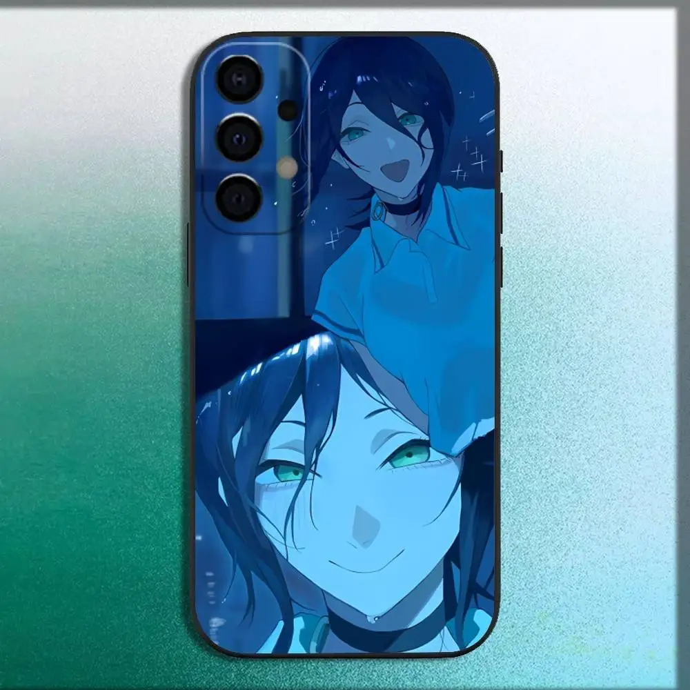 Funda de teléfono C-Sawsaw Man R-Reze para Samsung Galaxy A73,72,71,A52,51,40,41,A22,A32,31,A13,12,Note20, carcasa negra suave