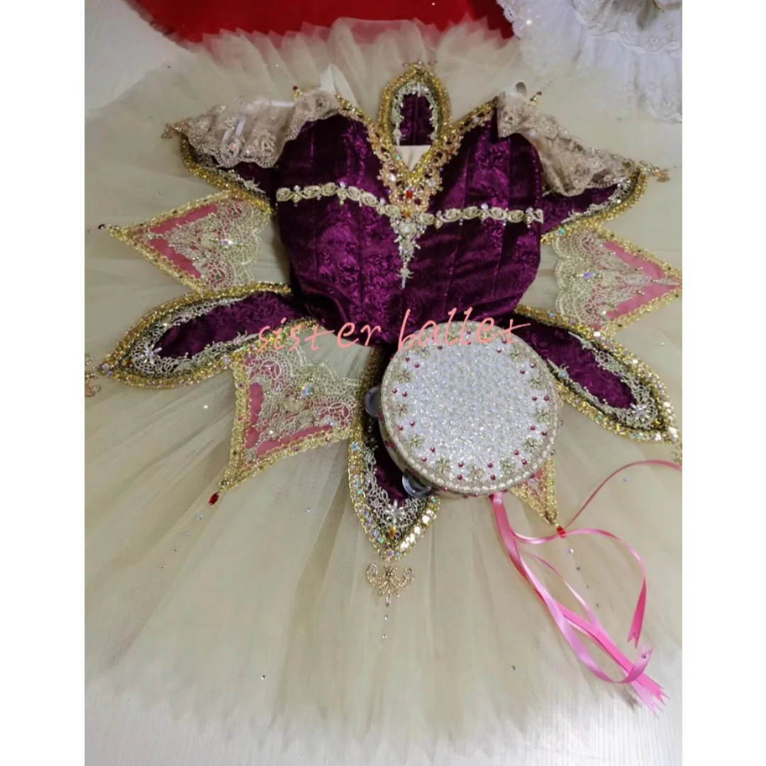 Paquita female Variation tutu High-end private custom Esmeralda Show competition dress for adults and children