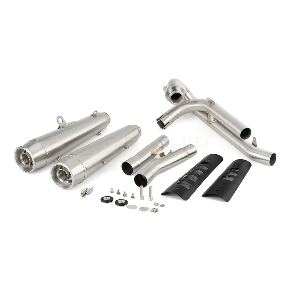 For Triumph Scrambler 2017-2025 Scrambler 900 Street Scrambler Escape Motorcycle Exhaust Muffler With Header Link Pipe Slip-on