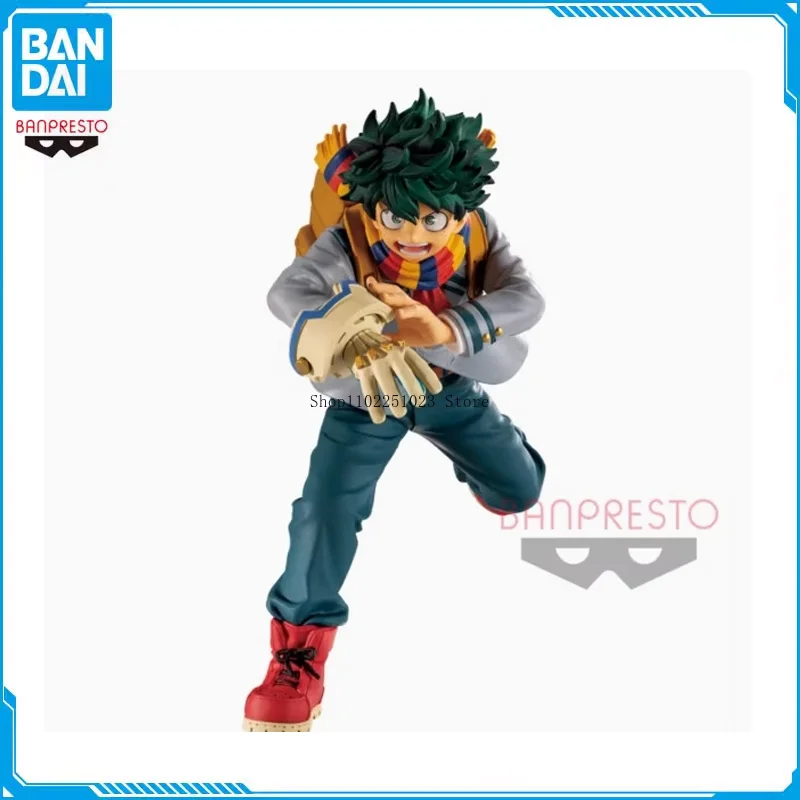 Bandai Original My Hero Academia BRAVEGRAPH Vol.1 Izuku Midoriya Action Figure Desktop Ornaments Model Gift