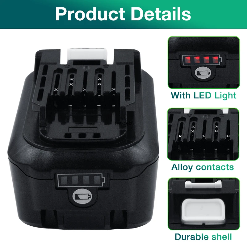 10.8V 12V Max 6000mAh/8000mAh Li-ion Power Tools Rechargeable Battery for Makita BL1040 BL1040B BL1050B BL1020B BL1041 BL1021